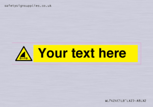 Custom Warning sand yachting